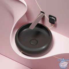  Раковина на столешницу 36 см Ceramicanova Element CN6050MB (черный матовый)