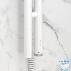 Полотенцесушитель электрический Сунержа Нюанс 3.0 120 (с возможностью скрытого подключения, подключение справа) (белый)