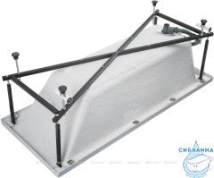 Акриловая ванна Aquanet Aura 180x80 с каркасом