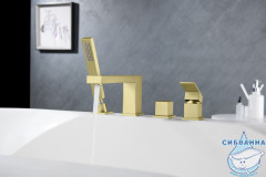 Смеситель для ванны на борт Timo Selene 2130/17Y (золото матовое)