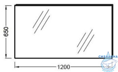Зеркало Jacob Delafon Odeon Up 120 EB1085-NF