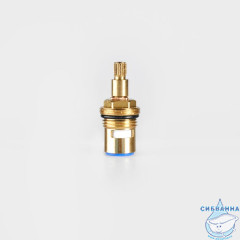 Кран-букса для смесителя, керамика, 180°, 20 зубцов, G1/2", М24, h=54 мм, IDDIS, 998CR541SM