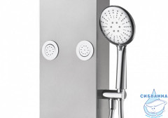 Душевая панель Aquanet Galaxy Matt 200 2 режима 237437 ( матовая нержавеющая сталь)