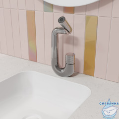 Смеситель для раковины Iddis Twist TWISBBTi01 (хром)