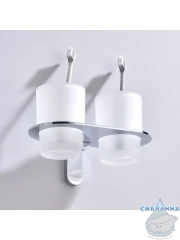 Стакан Raglo R300.08 (хром/белый)