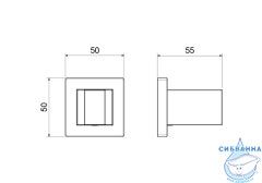 Держатель душа Aquatek AQ2401MB