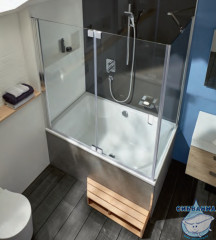 Ванна акриловая Jacob Delafon Capsule 140 х 90 см E6D123-00 с ножками