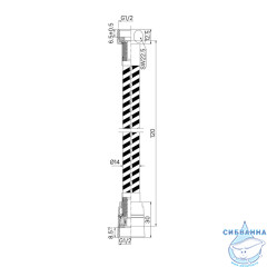 Шланг душевой 120 см Iddis OPH12SLi19