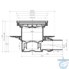 Дренажный трап для душа Pestan Confluo Standard 13000119