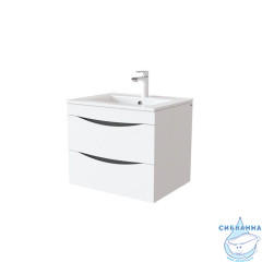 Тумба с умывальником, подвесная, 60 см, белая, Cloud, IDDIS, CLO60W0i95K