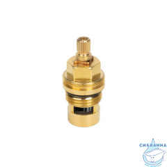 Кран-букса для смесителя, керамика, 180°, 20 зубцов, G1/2", М24, h=52 мм, правая, IDDIS, 998CR521SMH