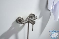 Смеситель для душа Aquatek Европа AQ1360BGM (оружейная сталь)