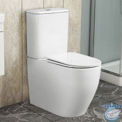 Унитаз напольный безободковый Azario Bonelle AZ-1229A с бачком и сиденьем Soft Close (микролифт)
