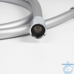 Шланг для душа, серебряный, силиконовый, 1,5м, Optima Home, IDDIS, OPH15SLi19