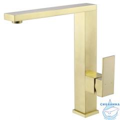 Смеситель для кухни Abber Daheim AF8214G (золото матовое)
