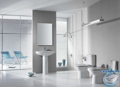 Унитаз напольный Roca Giralda 342466000 с бачком и сиденьем Soft Close (микролифт)