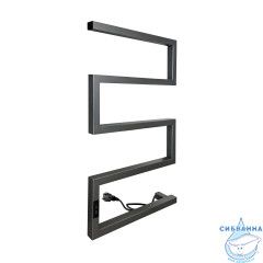 Полотенцесушитель электрический Indigo Sparta (с таймером) 50х80 графит (с возможностью скрытого подключения, подключение R)