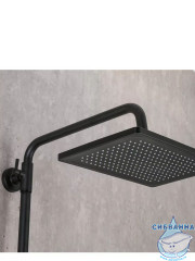 Душевая система Frap F24007-6 300 1 режим (черный)