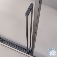 Душевое ограждение Veconi Прато 140x90 профиль графит, стекло прозрачное PR3/L-SP-14090-01-GR-C4 (без поддона)