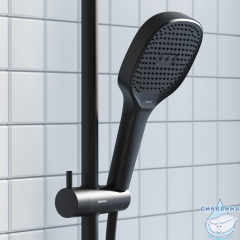 Лейка для душа Damixa Merkur 940020300 3 режима (черный матовый)