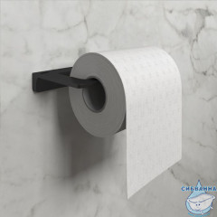 Держатель для туалетной бумаги без крышки, сплав металлов, Slide, IDDIS, SLIBS00i43