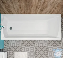 Акриловая ванна New Line Sanitary Modern 180x80 с каркасом