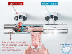 Смеситель для душа Gappo G2091 (хром)
