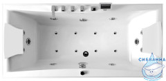 Акриловая ванна Gemy G9076 K 177х81 с гидромассажем