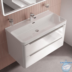 Тумба с умывальником, подвесная, 100 см, белый, Cloud X, IDDIS, CLX10W0i95K подходит умыв. 0171000i28