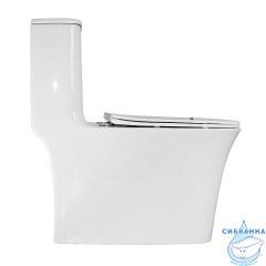 Унитаз напольный безободковый Azario Stoun с бачком и сиденьем Soft Close (микролифт) AZ-1109
