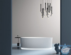 Акриловая ванна ABBER AB9327 180х85 с каркасом