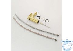 Смеситель для раковины Aquatek Ника AQ1810BG (золото)