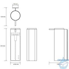 Дозатор для жидкого мыла Bemeta Niva 101109095