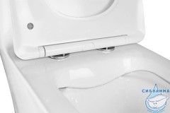 Унитаз напольный безободковый Azario Stoun с бачком и сиденьем Soft Close (микролифт) AZ-1109