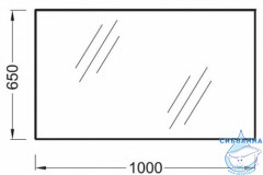Зеркало Jacob Delafon Ola 100 EB1099-RU