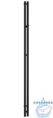 Полотенцесушитель электрический Сунержа Нюанс 3.0 180 (с возможностью скрытого подключения, подключение справа) (черный матовый)