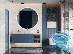 Унитаз подвесной безободковый Abber Rechteck  AC1201T с сиденьем Soft Close (микролифт) (белый)