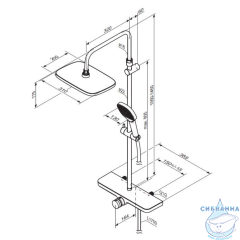 Душевая система Damixa Merkur 940730000 (хром)