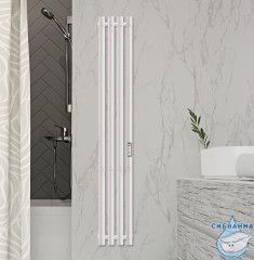 Полотенцесушитель электрический Indigo Style (с таймером) 18х120 белый матовый(с возможностью скрытого подключения, подключение R/L)