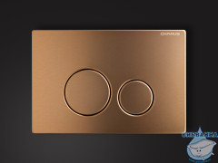 Инсталляция для унитаза Charus CC.300.80.01 с кнопкой смыва Robusto FP.330.BC.05 брашированная медь