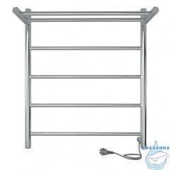 Полотенцесушитель электрический Indigo Line с полкой П4 50х60 хром (с возможностью скрытого подключения, подключение R/L)