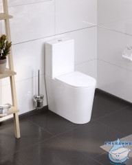 Унитаз напольный безободковый Koller Pool Orion с бачком и сиденьем Soft Close (микролифт)