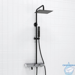 Душевая система Wasserkraft 250 1 режим A114.255.218.CB Thermo (хром/черный)