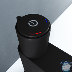 Смеситель для раковины Iddis Slide SLIBLBTi01 (без донного клапана) (черный матовый)