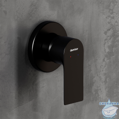 Встраиваемый смеситель для душа Damixa Apollo 477500300 (черный матовый)