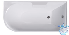 Акриловая ванна Grossman Ctistal GR-2201R 150x75 R с каркасом (белый глянцевый)