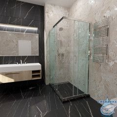 Душевое ограждение Тритон Фикс 120x80 профиль хром, стекло прозрачное Щ0000067441 (без поддона)