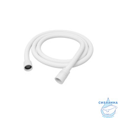 Шланг для душа, белый матовый, силиконовый, 1,5м, Optima Home, IDDIS, OPH15WLi19