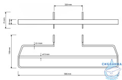 Полотенцедержатель Bemeta Rawell 101604174