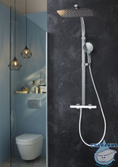 Душевая система Jacob Delafon Talan E20642-CP 300 1 режим E26587-CP (хром)